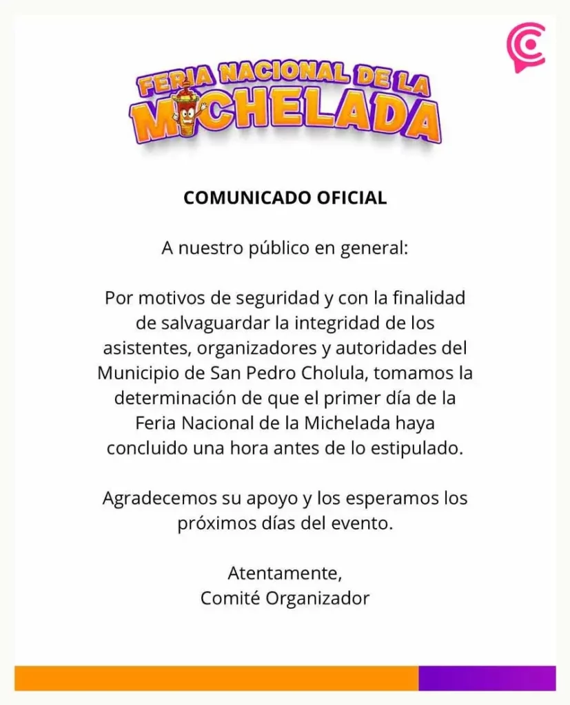 Cancelan concierto de El Bogueto en la Feria de la Michelada Cholula 2025 por sobrecupo