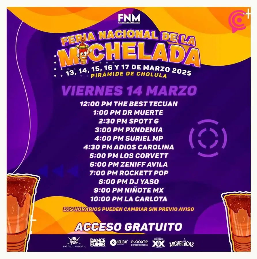 Cancelan concierto de El Bogueto en la Feria de la Michelada Cholula 2025 por sobrecupo
