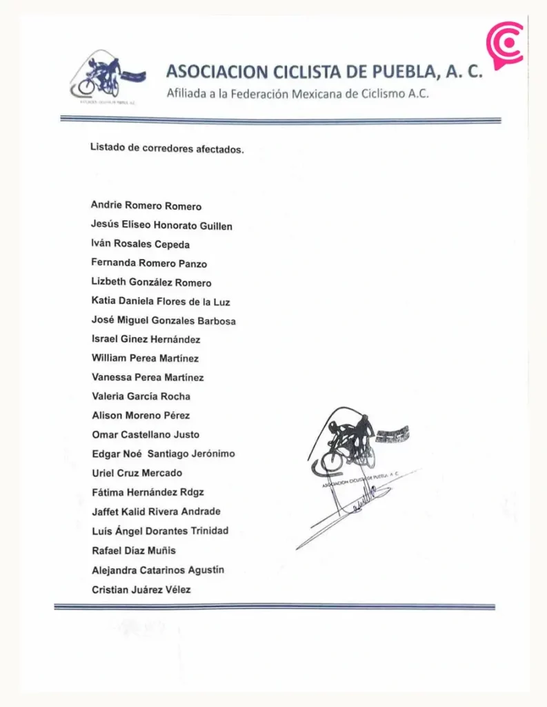Por falta de apoyo, Asociación Ciclista de Puebla no participará en Clasificatorio a Nacionales Conade