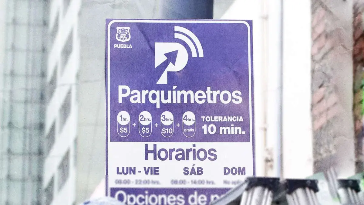 Parquímetros inician funciones en Puebla capital después del 25 de marzo