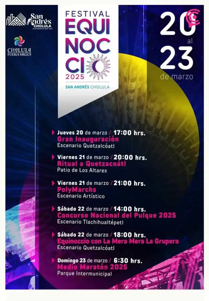 Recibe el Equinoccio 2025 en Puebla con las siguientes actividades
