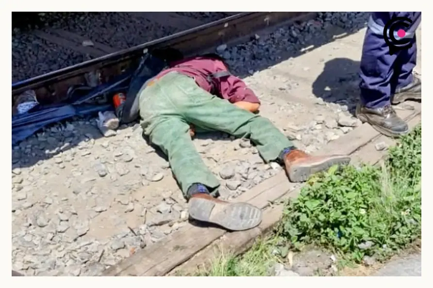 Hombre impactado por tren en San Felipe Hueyotlipan, Puebla murió en el hospital 