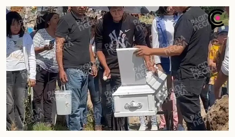 Dan último adiós a Christopher, niño que murió atropellado en Central de Abastos Puebla 
