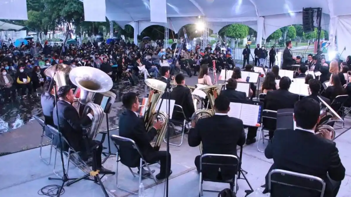 Angélica Alvarado presenta el 3er Encuentro de Bandas Sinfónicas Juveniles y el 1er curso de Dirección para Bandas Sinfónicas Huejotzingo 2022