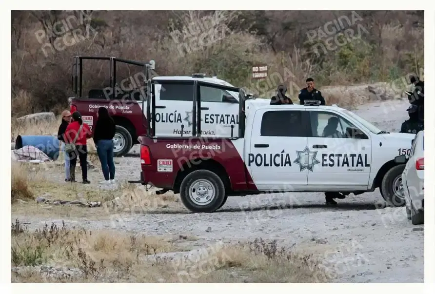 Encuentran cuerpo encobijado dentro de un tambo en Fundadores de Chapultepec, Puebla