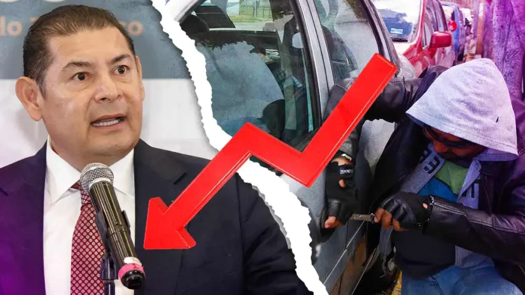 Robo de vehículos en carreteras de Puebla bajó 50%: Alejandro Armenta