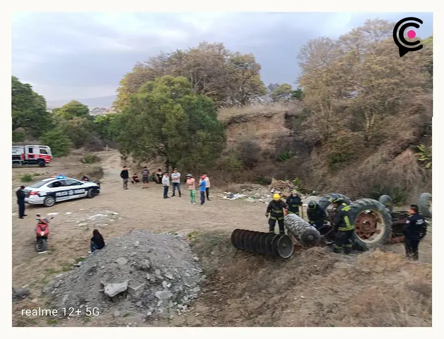 Hombre murió aplastado por el tractor que conducía en Amozo