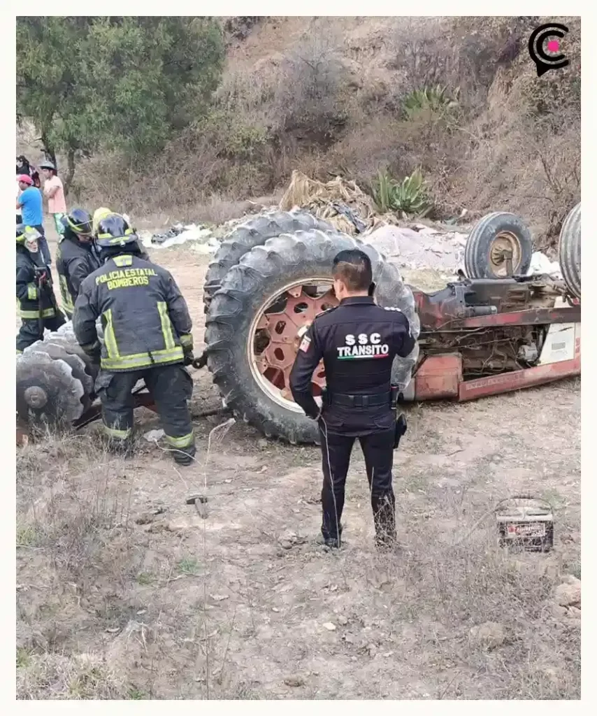 Hombre murió aplastado por el tractor que conducía en Amozo