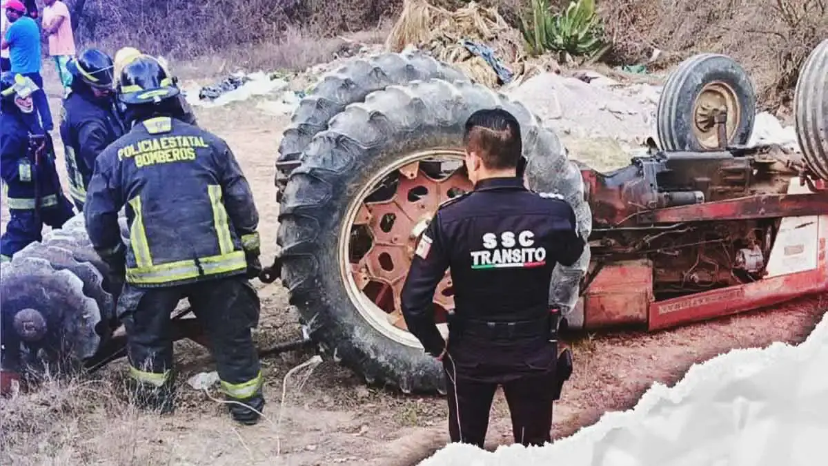 Hombre murió aplastado por el tractor que conducía en Amozo