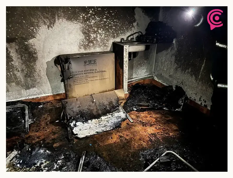 Renunció el presidente del Consejo Municipal Electoral de Chignahuapan tras ataque e incendio