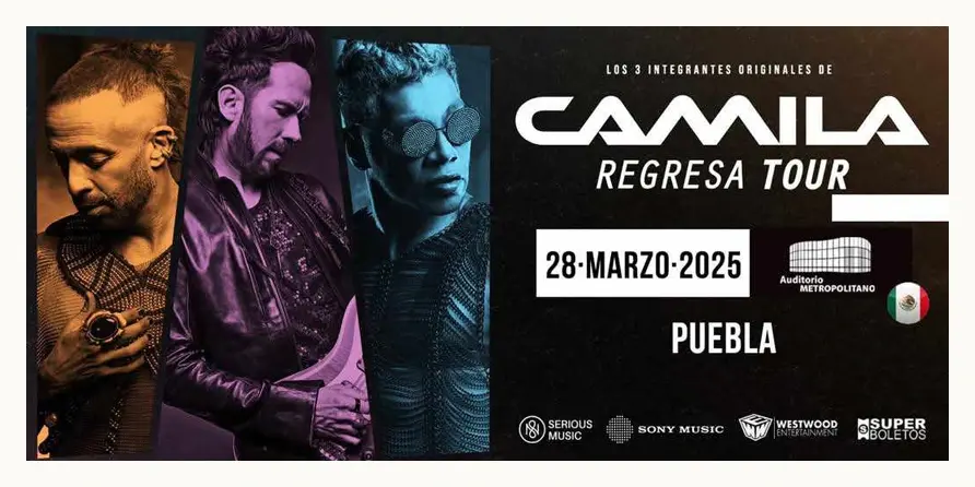 Estos son los conciertos que habrá en Puebla del 24 al 30 de marzo 2025 