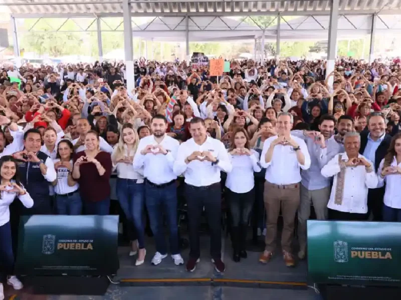 100 Días de cumplir compromisos, con inversión y justicia para las familias de Puebla