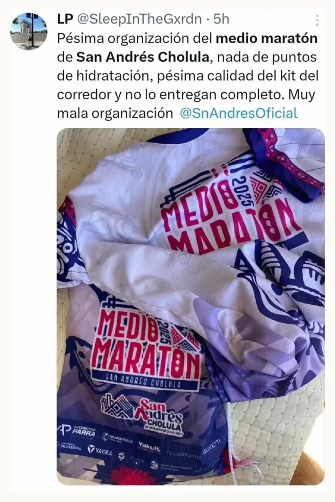 Robert Gaitho Gititu gana el Medio Maratón de San Andrés Cholula 2025