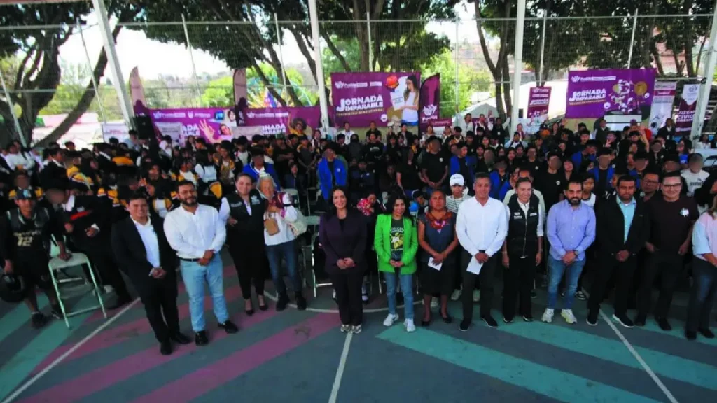 Atiende Gobierno de la Ciudad a juntas auxiliares con Jornada Integral de Bienestar