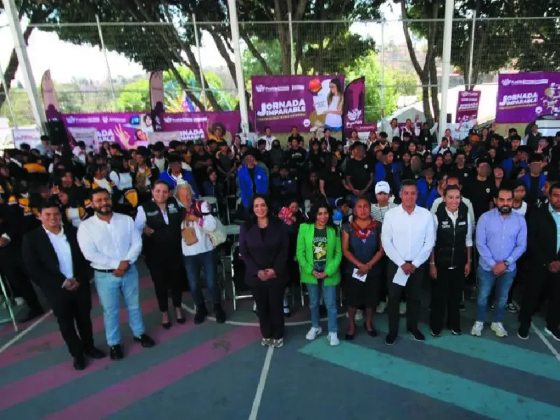 Atiende Gobierno de la Ciudad a juntas auxiliares con Jornada Integral de Bienestar