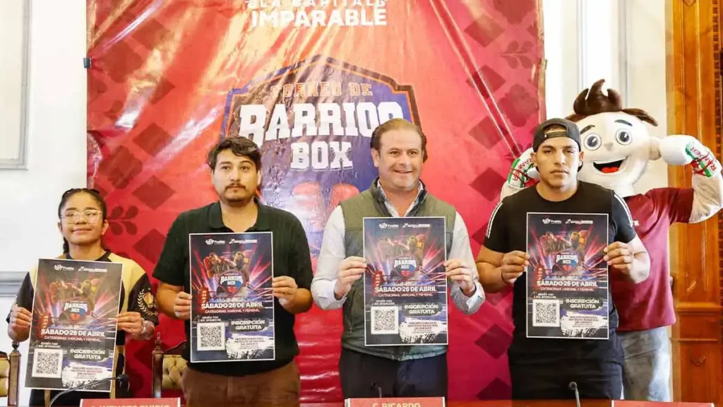 Ayuntamiento de Puebla anuncia el Torneo de los Barrios Box 2025  