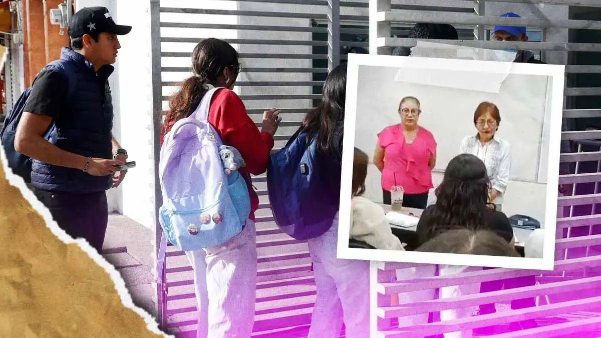 Lilia Cedillo da la bienvenida a estudiantes a clases presenciales, tras paro de la BUAP