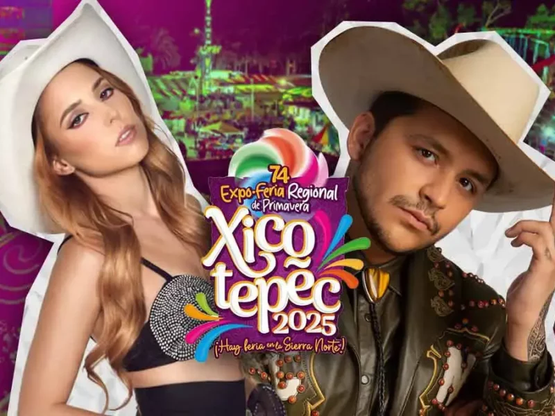 Christian Nodal, Majo Aguilar y más artistas en la Feria de Xicotepec 2025