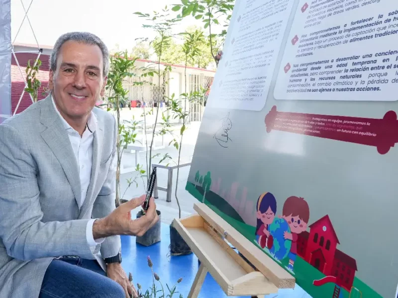 Se compromete Pepe Chedraui para tener escuelas sustentables