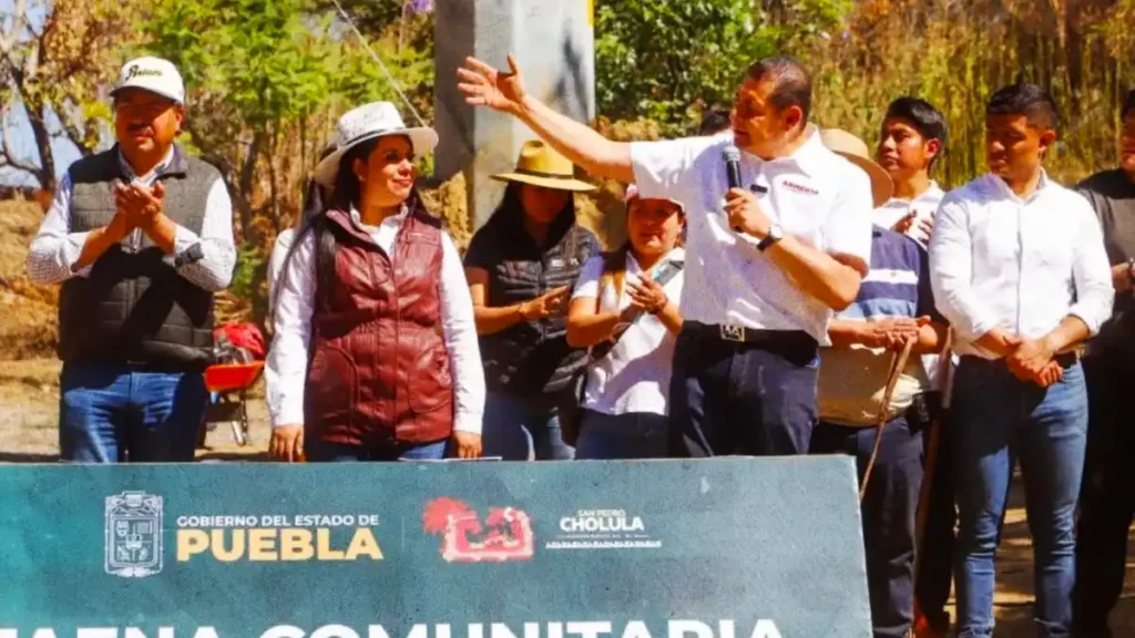 Gobierno de Cholula se suma a las Faenas Comunitarias de Alejandro Armenta