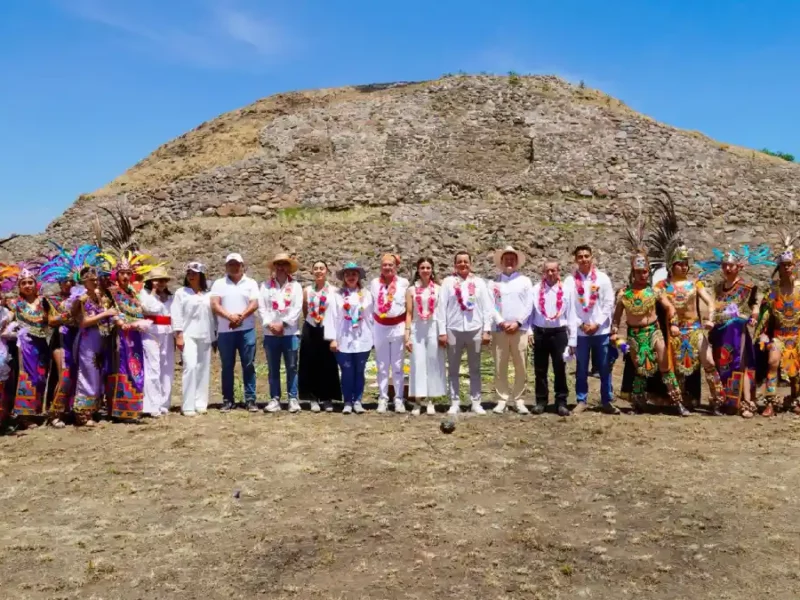 Más de mil visitantes para el equinoccio de primavera en la zona arqueológica de los cerritos de Texmelucan