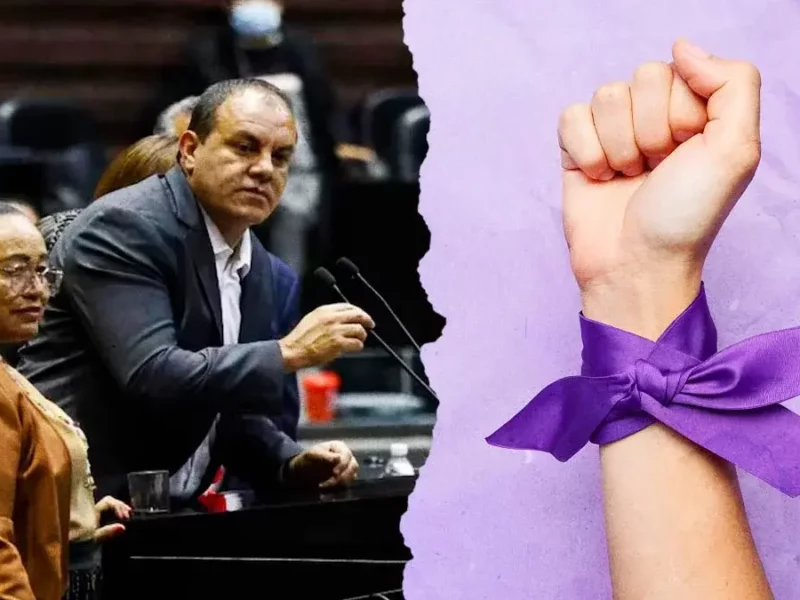 Feministas acusan de "traidoras" a diputadas federales que descartaron desafuero de Cuauhtémoc Blanco