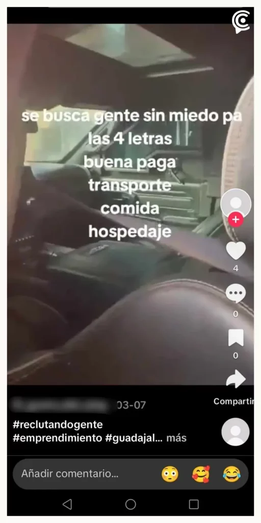 Jóvenes de Puebla usan TikTok para unirse al CJNG; buscan integrarse a la Operativa Calavera