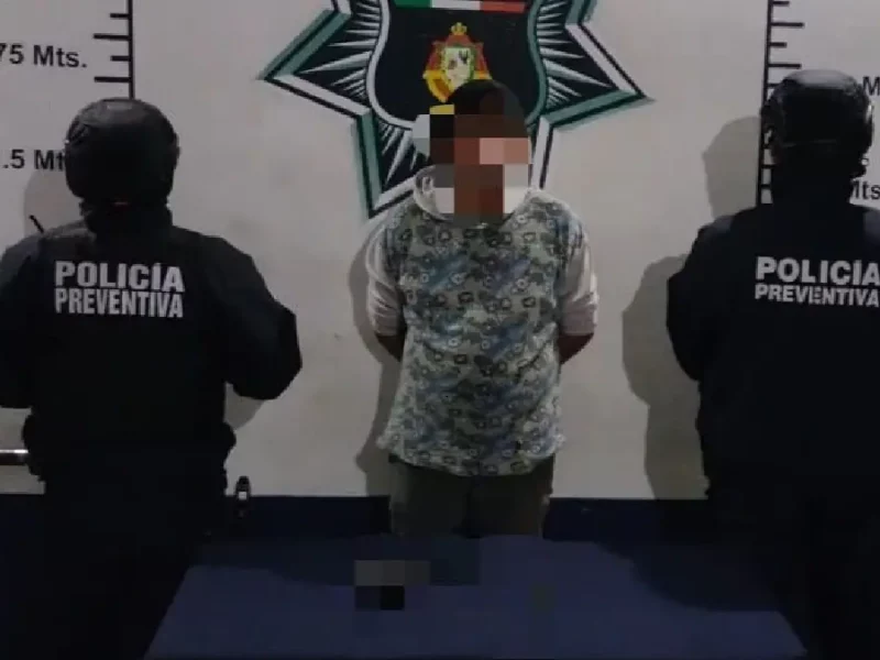 Secretaría de seguridad ciudadana detiene a hombre armado