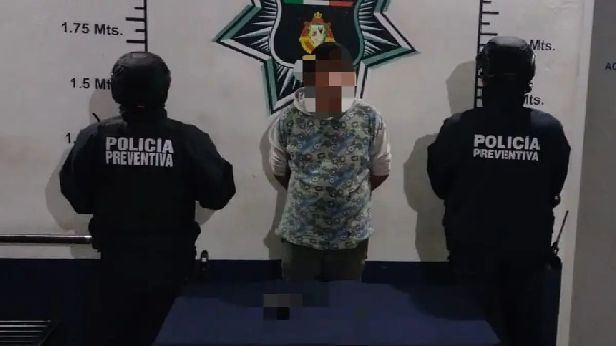 Secretaría de seguridad ciudadana detiene a hombre armado