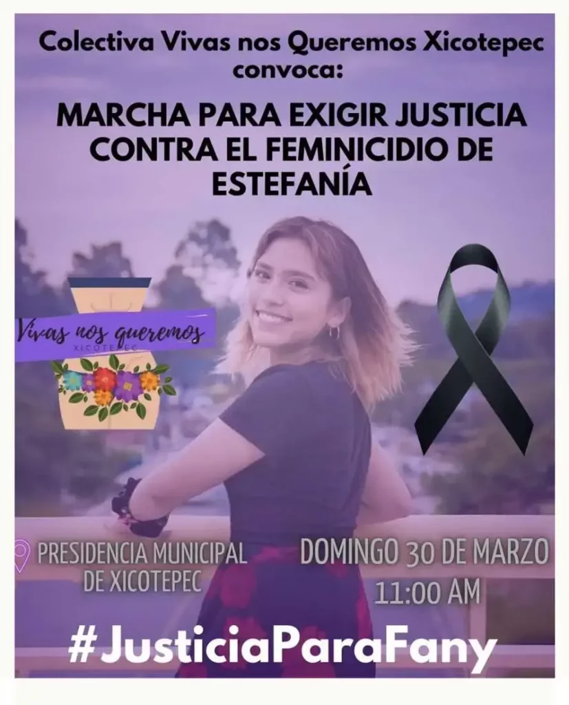 Convocan a marcha en Xicotepec para exigir justicia por el feminicidio de Estefanía Rodríguez