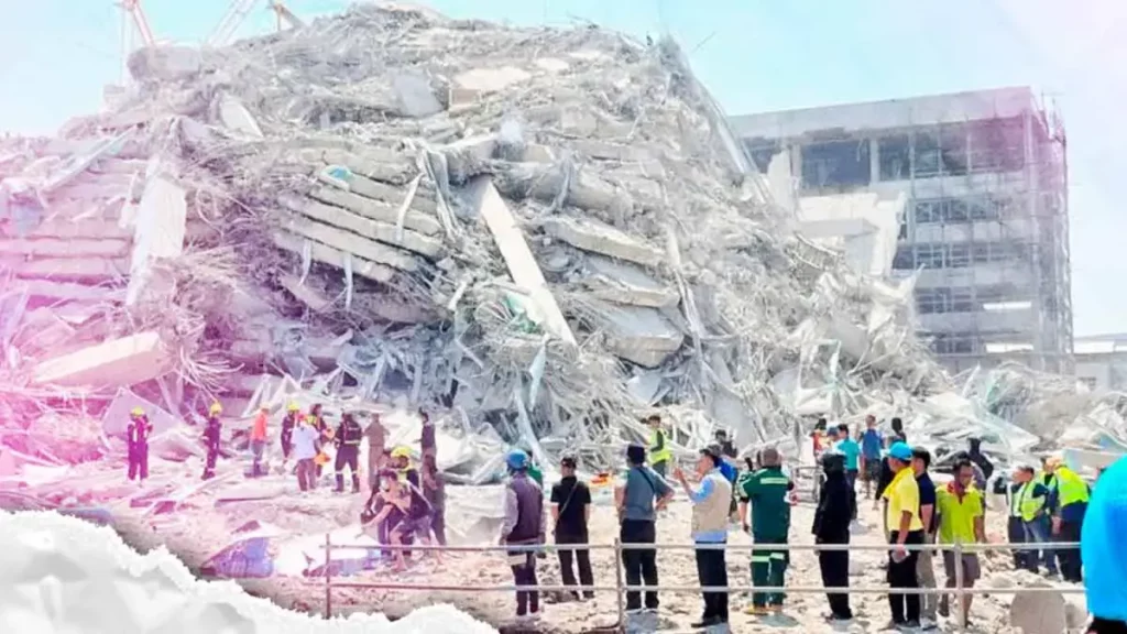 Terremoto de 7.7 sacude Birmania y Tailandia; declaran Bangkok como zona de desastre
