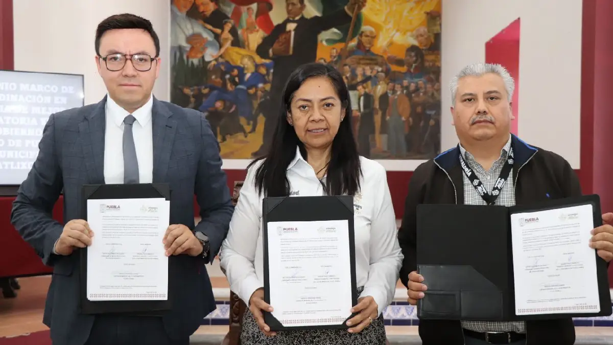 Atlixco avanza en modernización de atención ciudadana, renovado convenio estatal
