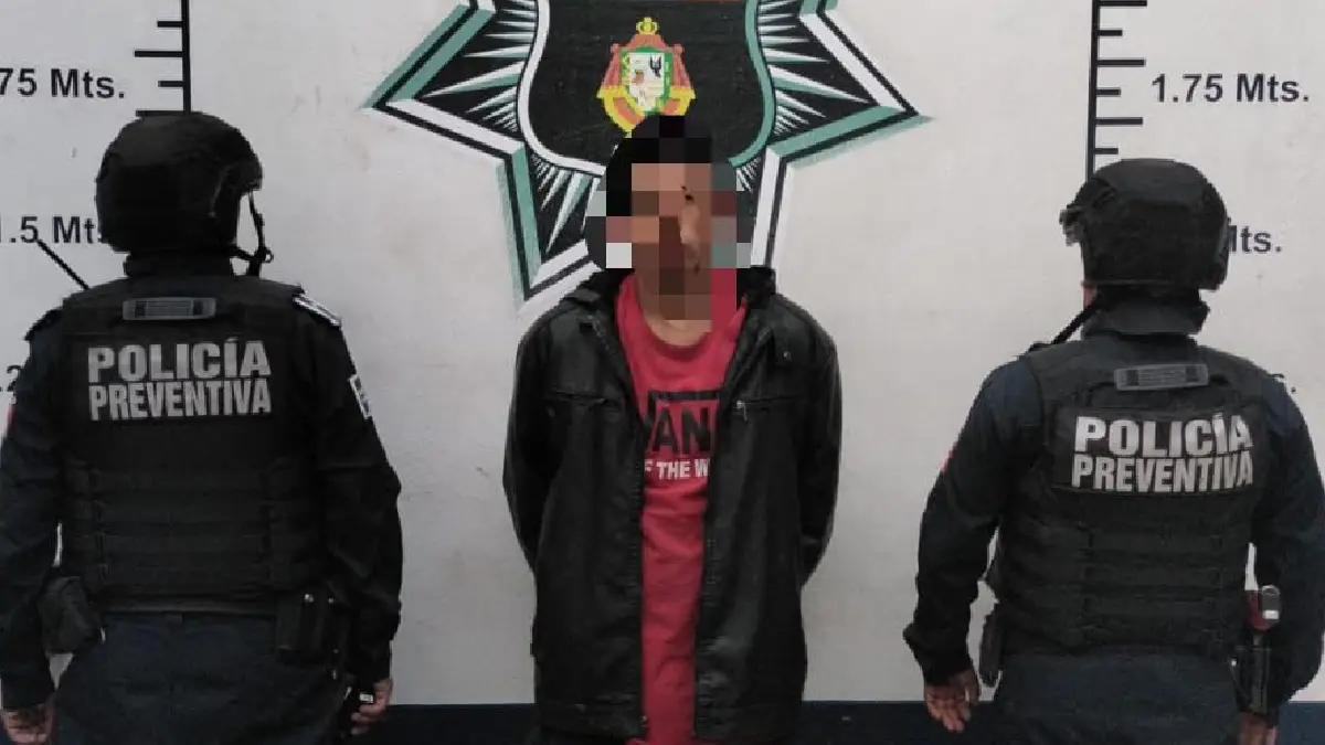 Seguridad ciudadana de Atlixco detiene a persona armada gracias a denuncia ciudadana