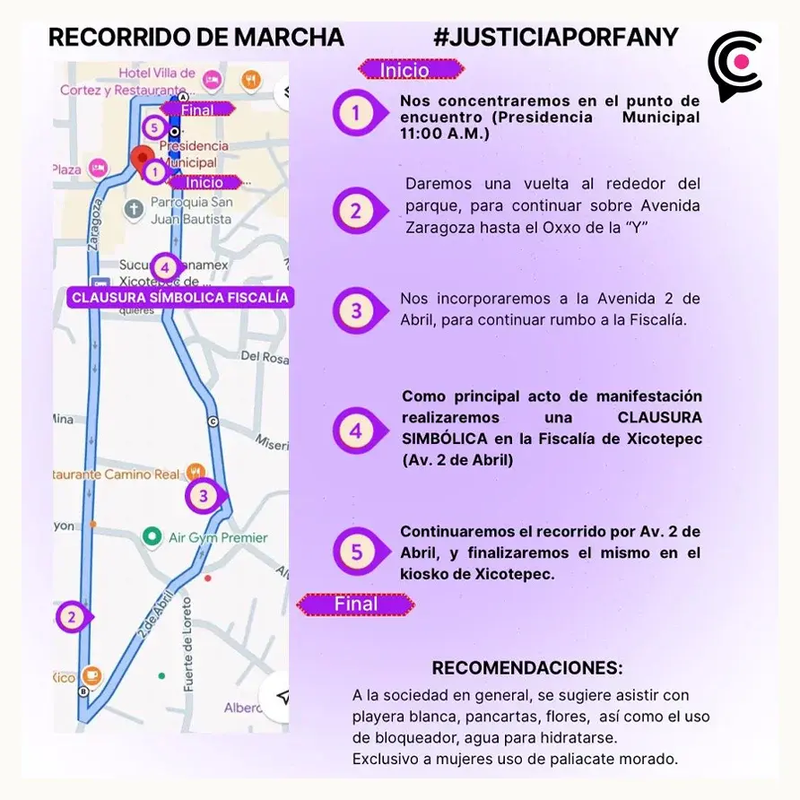 Convocan a marcha frente a la Fiscalía de Puebla; feministas exigen justicia para Estefanía Hernández