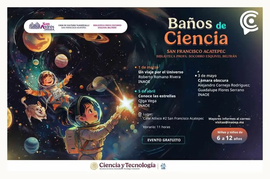 Actividades en Puebla para la primera semana de abril de 2025 
