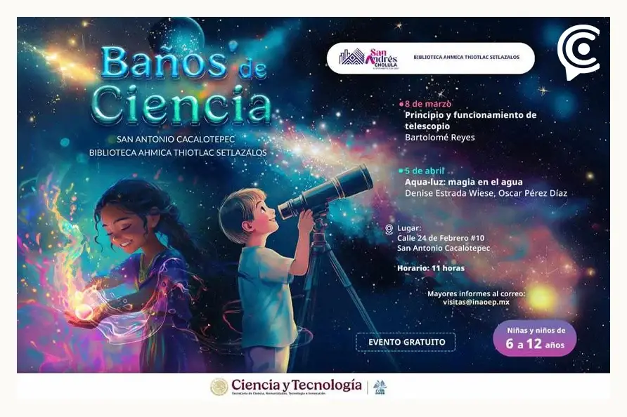 Actividades en Puebla para la primera semana de abril de 2025 