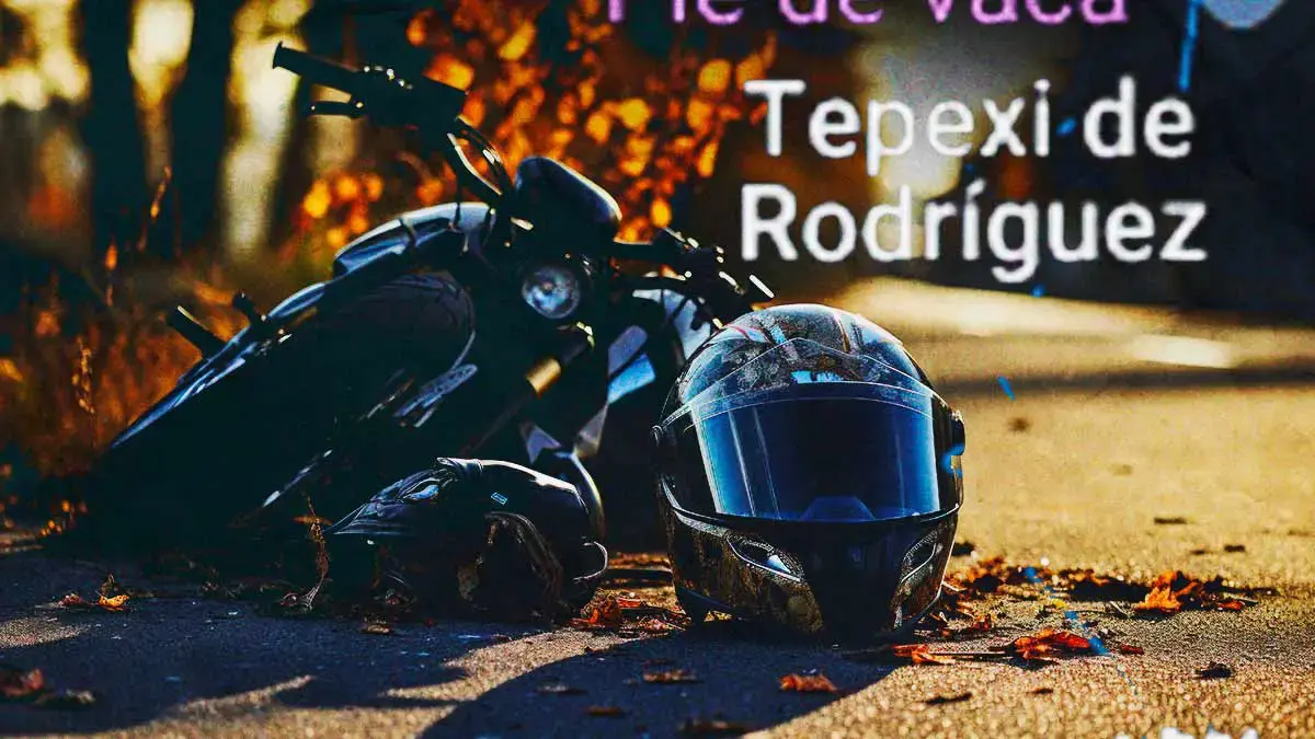 Motociclista murió embestido por camioneta en Tepexi de Rodríguez, Puebla