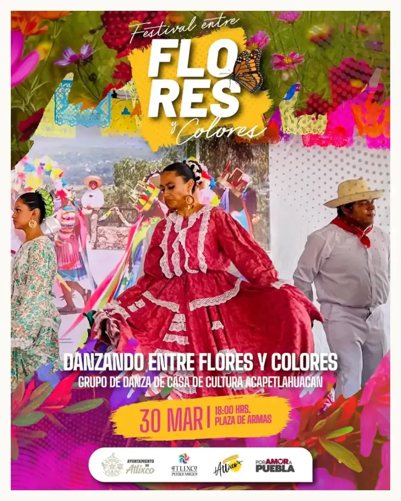 Ya comenzó el festival “Entre flores y colores” en Atlixco