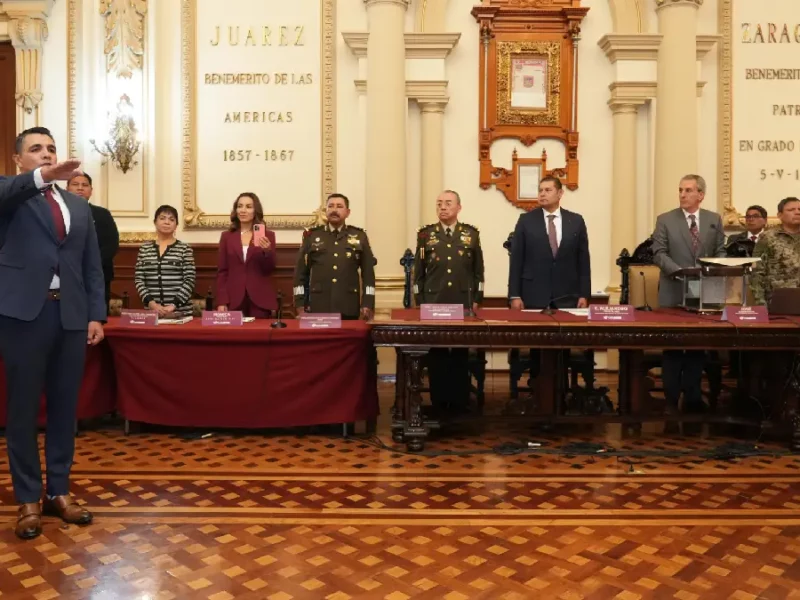 Designa Cabildo de Puebla al coronel Félix Pallares Miranda como titular de la SSC