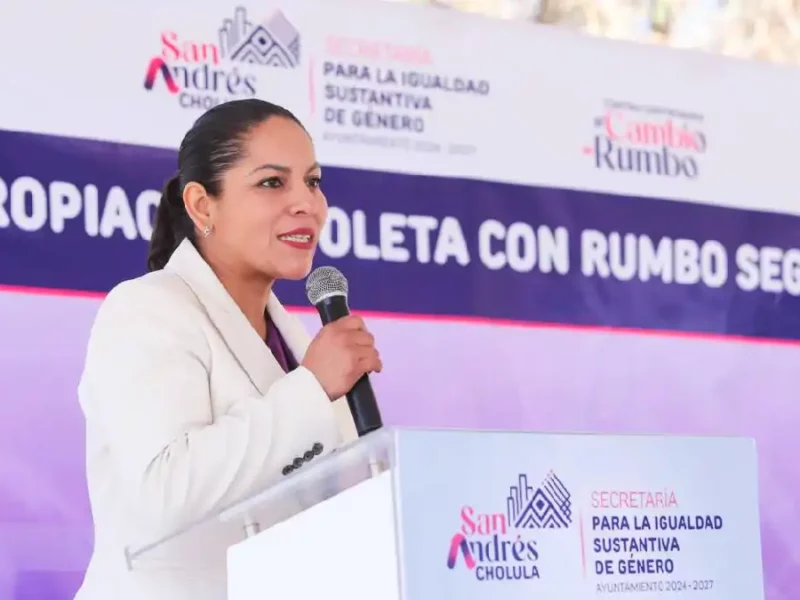 Combate Gobierno municipal de Lupita Cuautle el acoso con “Apropiación Violeta”