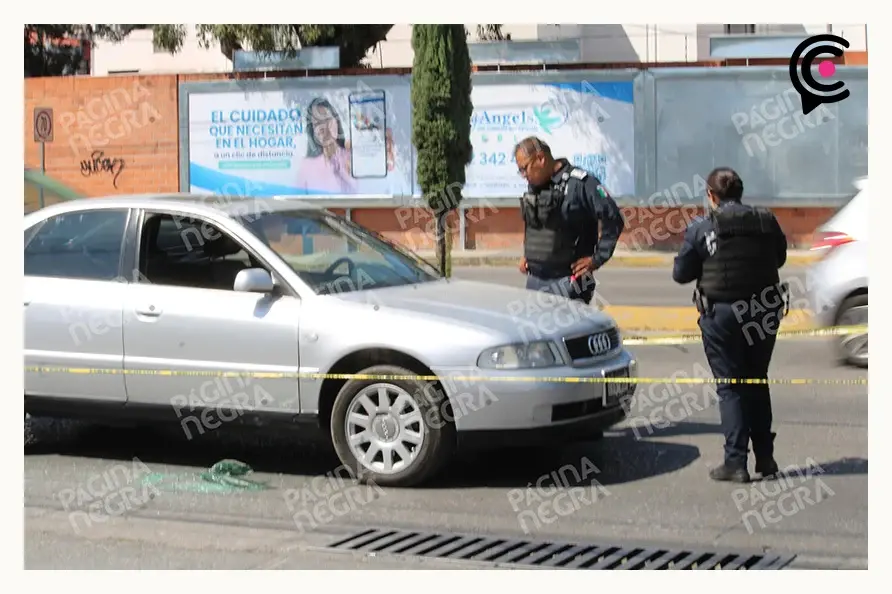 Balean a cuentahabiente de BanBajío para robarle 600 mil pesos en la Calzada Zavaleta, Puebla