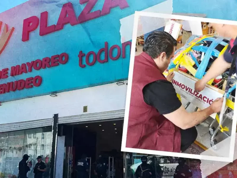 Profeco clausuró tiendas chinas en Puebla por incumplir la Ley Federal del Consumidor