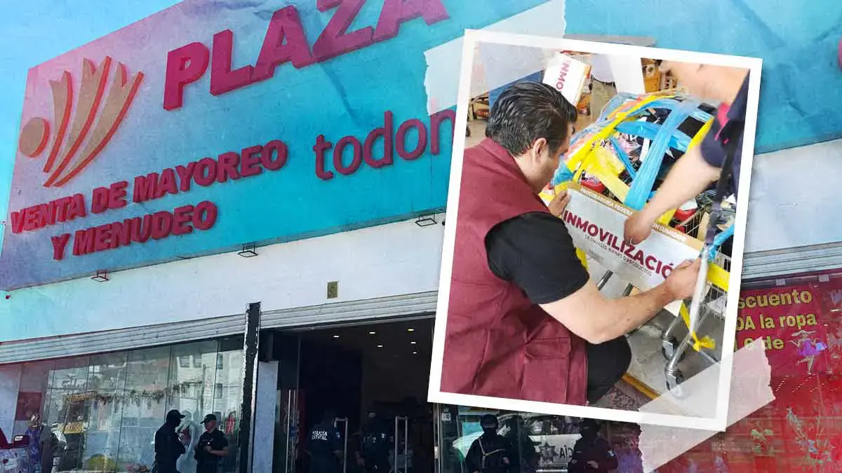 Profeco clausuró tiendas chinas en Puebla por incumplir la Ley Federal del Consumidor