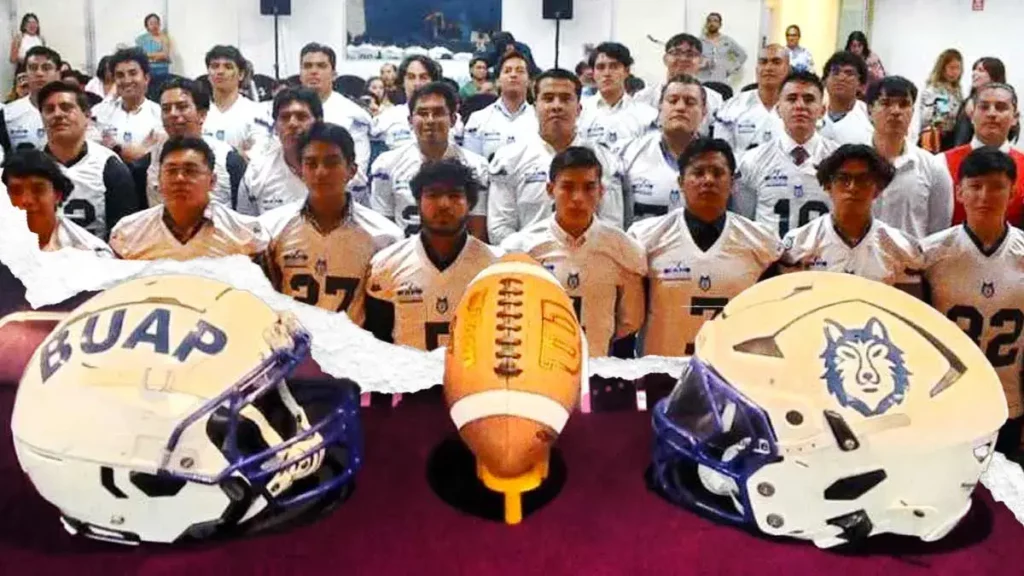 Equipo de Fútbol Americano Lobos BUAP inicia participación en Torneo colegial de la OFAMO  