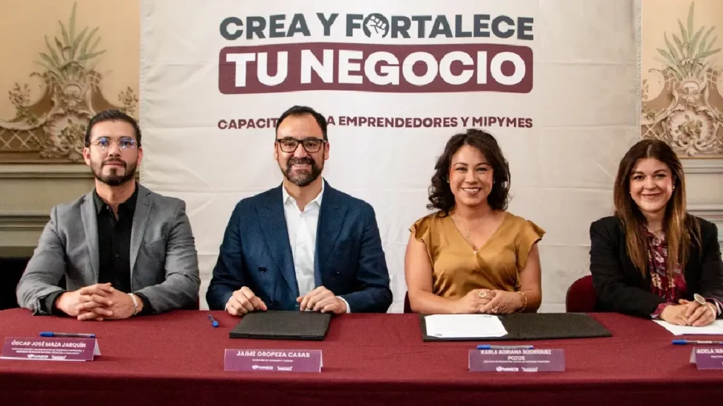 Acuerdan Gobierno de la Ciudad y Nafin capacitaciones gratuitas a emprendedores y MiPymes