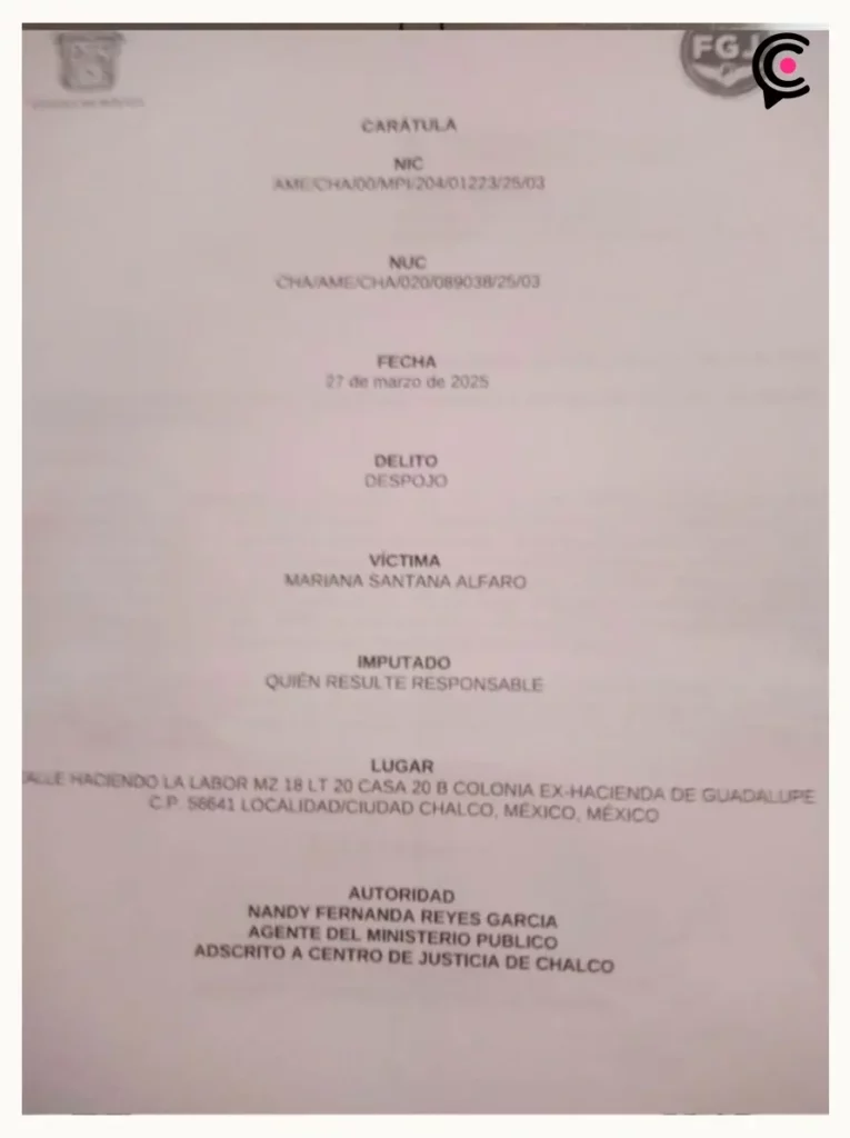 Carlota, abuelita de Chalco que a balazos intentó sacar a presuntos invasores de su departamento