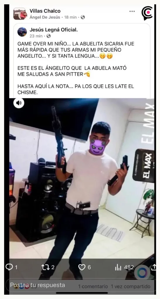 Carlota, abuelita de Chalco que a balazos intentó sacar a presuntos invasores de su departamento