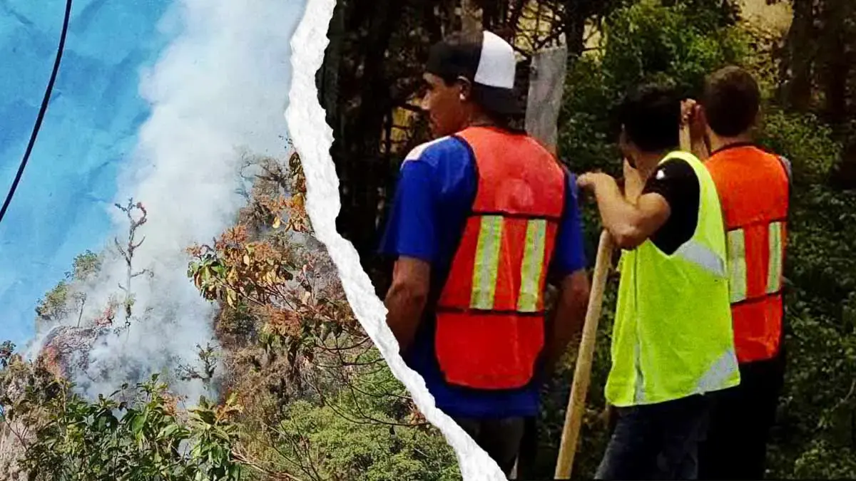 Pobladores demandan ayuda para sofocar incendio forestal en Chichiquila, Puebla 