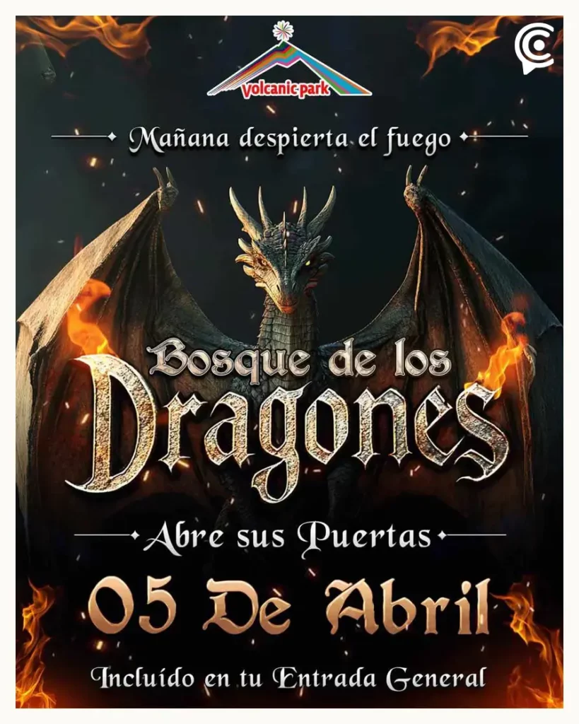 Vive una divertida experiencia en “Bosque de Dragones”, la nueva atracción de Volcanik Park