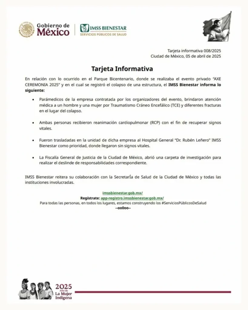 Confirman que dos fotógrafos murieron tras accidente en el Festival Axe Ceremonia